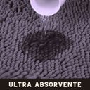 Ver imagem 3 de Tapete para Banheiro Bolinha Microfibra Absorvente Colors Cinza