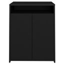 Ver imagem 7 de Kit 2 Balcão para Escritório Café 60cm 2 Portas Look A06 Preto - Mpozenato