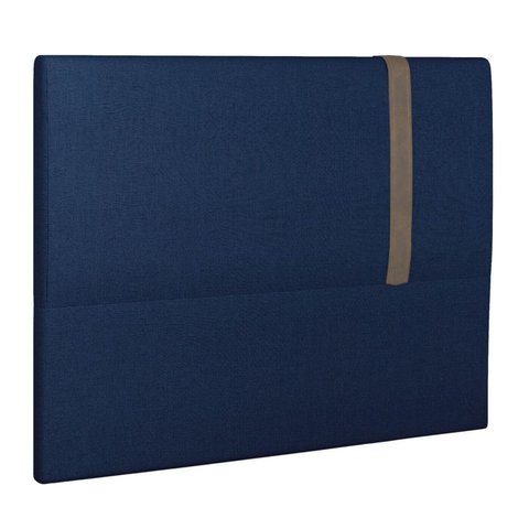 Cabeceira Home 140cm para Cama Box Casal em Tecido Tipo Linho