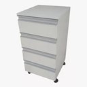 Ver imagem 3 de Armário Rodinhas Gavetas Ecoplan Ecogr-2 - Ecoplanejados