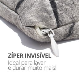 Peso de Porta Decorativo Almofada 1kg Estampa Muro de Pedras - 5