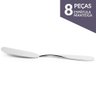 Kit 8 Espátula Manteiga e Geleia Inox 10 Cm Gourmet Mix - 1