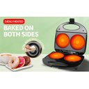 Ver imagem 5 de Super Maquina 2 Donuts Grande 10cm Confeitaria Culinária Lanche 220v