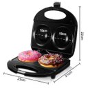 Ver imagem 7 de Super Maquina 2 Donuts Grande 10cm Confeitaria Culinária Lanche 220v