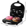 Super Maquina 2 Donuts Grande 10cm Confeitaria Culinária Lanche 220v - 7