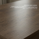 Ver imagem 6 de Mesa de Escritório para Reunião 6 Lugares 180x90cm Studio Nogueira Lamina e Preto