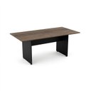 Ver imagem 2 de Mesa de Escritório para Reunião 6 Lugares 180x90cm Studio Nogueira Lamina e Preto