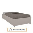 Ver imagem 5 de Cama Box Mônaco Solteiro Tcil Off White