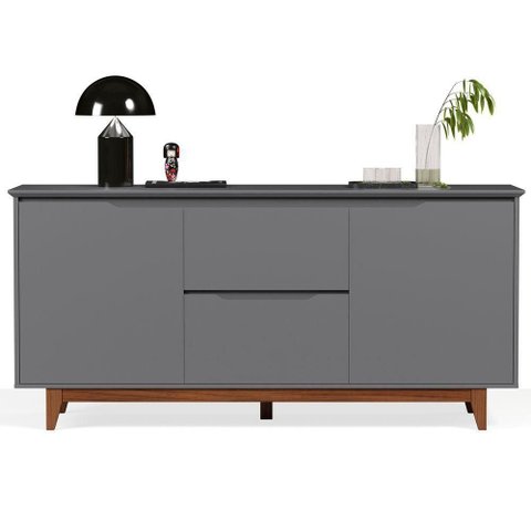 Buffet 2 Portas Flow Cinza