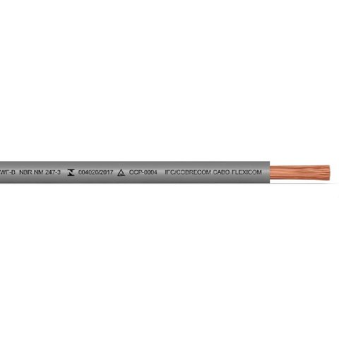 Cabo Flexivel Flexcom Ate 750v 1,5 Mm Cinza (100 Metros) Cobrecom