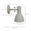 Ver imagem 4 de Arandela Roma de Cabeceira com Interruptor Cor Nude