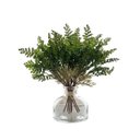 Ver imagem 7 de Kit 15 Mini Buquê Folhagem Samambaia Artificial 35cm para Painel Verde e Decoração Interna
