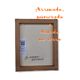 Mini Quadro  Artesanal Decorativo de Barco a Vela Pintado a Mão 30x25cm - 8