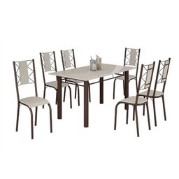 Conjunto Completo Bahia Mesa 6 e 4 Cadeira - 2