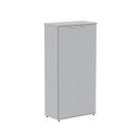 Ver imagem 4 de Armário Alto para Escritório P25 com 2 Portas Pivotantes Cinza