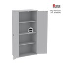 Ver mais imagens de Armário Alto para Escritório P25 com 2 Portas Pivotantes Cinza