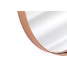 Espelho Grande Redondo Moldura Metal Decorativo 80x80cm Luxo - 3