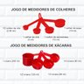 Kit Medidores Cozinha Copo 500ml + Colher + Xicaras - 2