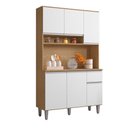 Ver imagem 2 de Kit Cozinha Márcia Armário Completo 105cm Ajl Móveis