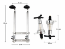 Ver imagem 5 de Kit 2 Dispenser Bar Butler Porta Bebidas Suporte de Parede Whisky Pinga Vodka Dosador