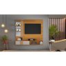 Painel com Suporte para Tv até 49 Polegadas Safira Jcm Cinamomo / Off White - 2