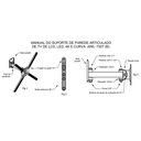 Ver imagem 6 de Suporte de Parede para Tv 10 a 55 Pol Avatron 4381 Biarticulado Preto