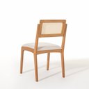 Ver imagem 4 de Kit 6 Cadeiras com Encosto Tela Assento Estofado Verona