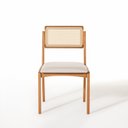 Ver imagem 6 de Kit 6 Cadeiras com Encosto Tela Assento Estofado Verona