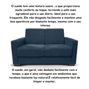 Ver imagem 5 de Sofá Estofado 2 Lugares Sala Estar Recepção Lavínia Suede:azul Marinho