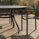 Ver imagem 2 de Kit 4 Cadeiras Piscina Jardim Varanda Externa + Mesa Alumínio Resistente