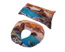 Ver imagem 1 de KIT Almofada + Travesseiro Encosto De Pescoço Viagem Rio de Janeiro Pão de açúcar