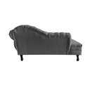Ver imagem 6 de Recamier Decorativo Divã Amsterdã 147cm Lado Esquerdo Suede Cinza
