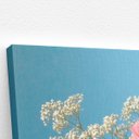 Ver imagem 3 de Quadro Vaso de Rosas Azul Decorativo Canvas 100x70cm