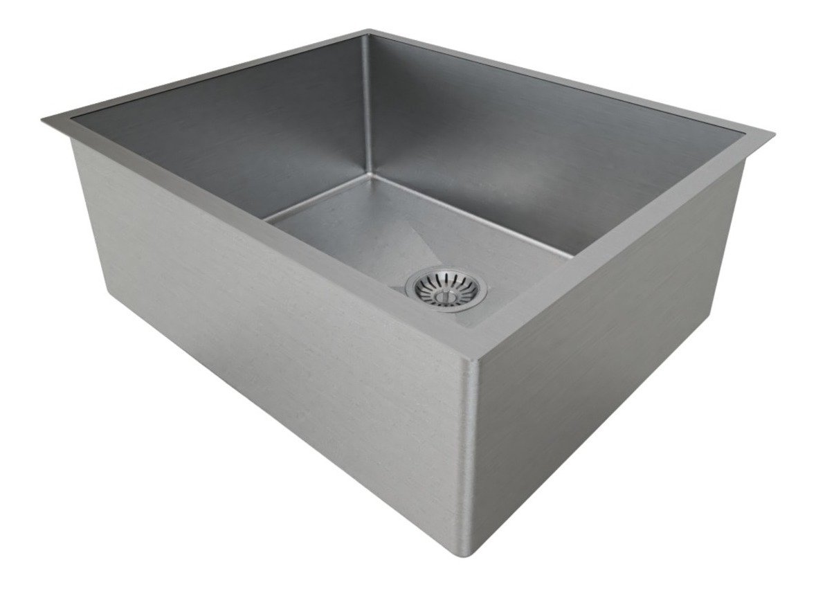 Cuba 50x40 Inox 304 + Calha Canal Escorredor Luxo Technox - 6