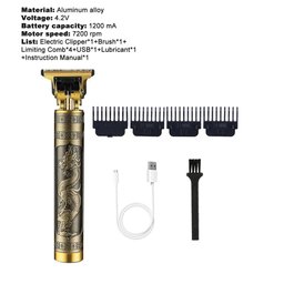 Maquina Dragon Buda Cabelo Barba Barbeador Profissional! - 5