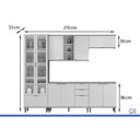 Ver imagem 3 de Kit Modulado 5 Peças 9 Portas Bless CZ663 Off Linea