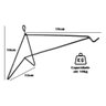 Kit 2 Suportes a Pendurar Xaxim Planta Flor Parede 19 Cm - 2
