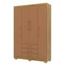 Guarda Roupa 4 Portas Espanha 10088 Nature Camarim Vila Rica - 2