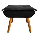 Ver imagem 7 de Kit 02 Poltronas Opala com 01 Puff Opala Suede Preto