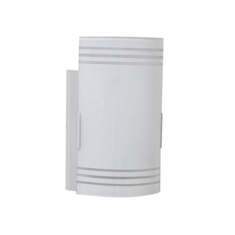 LUMINÁRIA PAREDE ARANDELA CANALETA LUXO 1LAMP BRANCO - 1812/AR BR