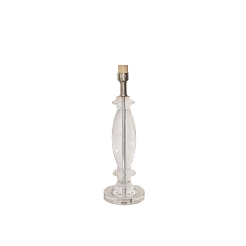 Base para Abajur Scent Cromado e Transparente (d)16cm (a)53cm 1xe27 40w - Xl1339
