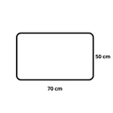 Ver imagem 5 de Tapete Chinchila Rozac Antiderrapante 50x70 Cm - Rosa