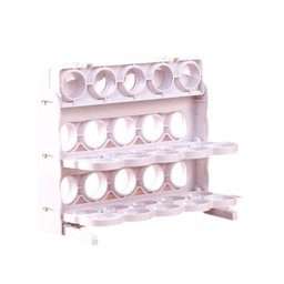 Suporte Porta Ovos 60 Ovos Organizador Mesa Bancada Armario Geladeira Cozinha Armazenamento Resisten - 5
