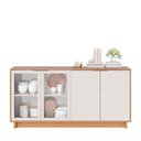Ver imagem 3 de Ap/dor Buffet Vitória 4 Portas em Mdp Freijó/off White