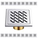 Ver imagem 1 de Ralo Aço Inox 10x10 Kit 18 Uni Banheiro Anti Odor Anti Inseto Lavabo Quintal Higienico Lavanderia Re