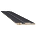 Ver imagem 1 de Painel Ripado Grafite 270cmx10cm - Moldurarte:grafite
