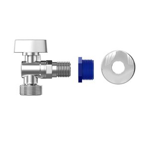 Torneira de Latao para Maquina de Lavar Rosca Macho 1-2\'\' X 3-4\'\' - Censi