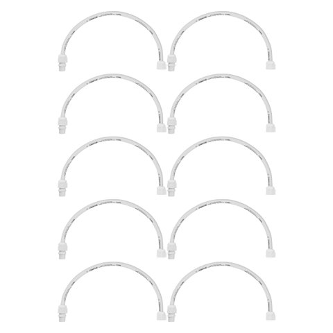 Kit Engate Flexível Pvc Fortlev 1/2 X 60cm - 10 Unidades