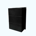 Ver imagem 5 de Caixa de Correios Cinza 3 Módulos Tamanho 15x25x36cm Aço Preto