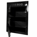 Ver imagem 3 de Caixa de Correios Cinza 3 Módulos Tamanho 15x25x36cm Aço Preto